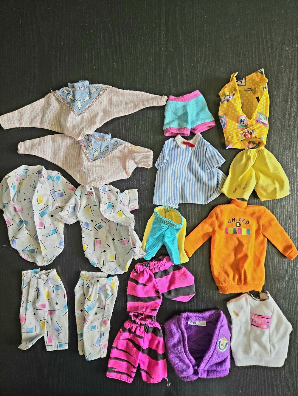Vintage Lot Of Barbie And Ken Clothing